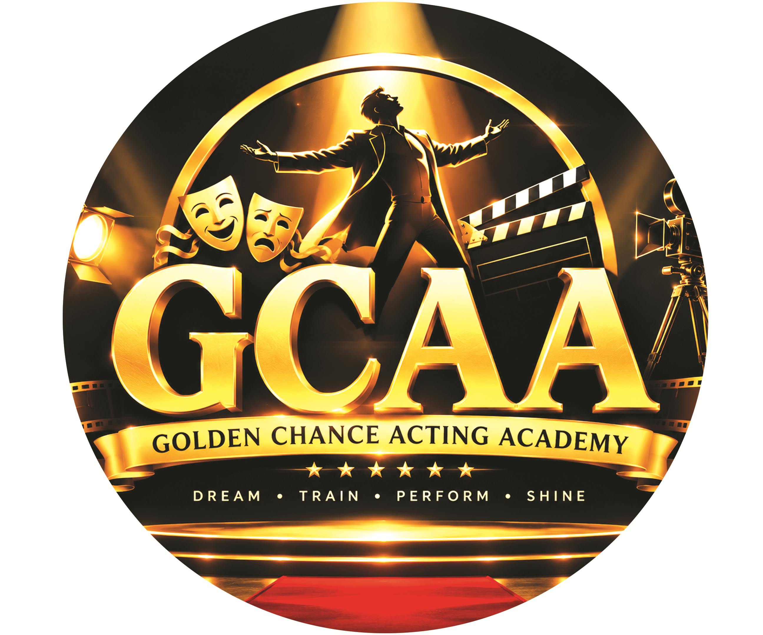 Golden Chance Acting Academy Logo
